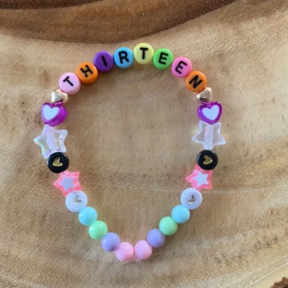 Taylor Swift Handmade Friendship Beaded Bracelet
“Thirteen” - Picture 2 of 2